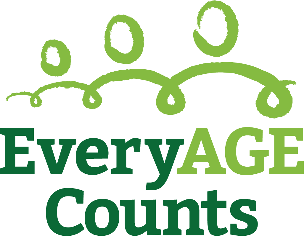 the EveryAGE Counts official logo