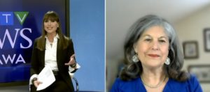 Split screen images of Leanne Cusach, CTF, and Helen Hirsh Spence, Top Sixy Over Sixty